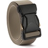 image:imageCHAOREN Tactical Belt  15 Work Belt for Military EDC  Heavy Duty Quick Release Zinc Alloy Buckle Stretchy Nylon for EMT EMS HikingKhaki