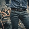 image:imageCHAOREN 15 Nylon Ratchet Belt Men  Casual Work Belt for Jeans  Quick Release Zinc Alloy Buckle Micro Adjustable Fit for EDC Everyday Wear Trim to FitCarbon Fiber  Black  Grey 35mm