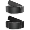 image:imageCHAOREN 15 Nylon Ratchet Belt Men  Casual Work Belt for Jeans  Quick Release Zinc Alloy Buckle Micro Adjustable Fit for EDC Everyday Wear Trim to FitEssential Matte  Black  Grey 35mm