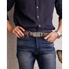 image:imageCHAOREN Leather Ratchet Belt for Men  Mens Dress belt Customizable Fit  Automatic Slide Buckle Microadjustable Trim to Fit Business amp Casual Wear GiftBoxedSlash Basic  Brown
