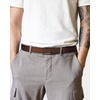 image:imageCHAOREN Ratchet Belt Men  1 38 Mens Belt Leather for Casual Jeans  Smooth Sliding Track Microadjustable Trim to Fit Daily Wear Gift BoxBrown