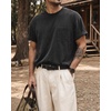 image:imageCHAOREN Mens Belts Casual for Jeans  FullGrain Leather Durable CowhideBlack  Gun