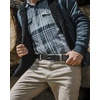 image:imageCHAOREN Mens Belts Casual for Jeans  FullGrain Leather Durable CowhideBlack C  Distressed Silver