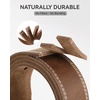 image:imageCHAOREN Mens Belts Casual for Jeans  FullGrain Leather Durable CowhideBrown K  Gun