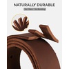 image:imageCHAOREN Mens Belts Casual for Jeans  FullGrain Leather Durable CowhideEspresso  Black