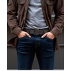 image:imageCHAOREN Mens Belts Casual for Jeans  FullGrain Leather Durable CowhideEspresso  Black