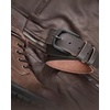 image:imageCHAOREN Mens Belts Casual for Jeans  FullGrain Leather Durable CowhideEspresso  Black