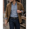 image:imageCHAOREN Mens Belts Casual for Jeans  FullGrain Leather Durable CowhideFloral Black  Distressed Gun