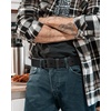 image:imageCHAOREN Mens Belts Casual for Jeans  FullGrain Leather Durable CowhideJet Black  Gun
