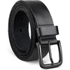 image:imageCHAOREN Mens Belts Casual for Jeans  FullGrain Leather Durable CowhideBlack K  Gun