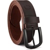 image:imageCHAOREN Mens Belts Casual for Jeans  FullGrain Leather Durable CowhideEspresso  Black