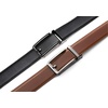 image:imageCHAOREN Click Belts for Men 2 Pack  1 38 Leather Ratchet BeltBlackCognac