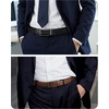 image:imageCHAOREN Click Belts for Men 2 Pack  1 38 Leather Ratchet BeltGunBrown