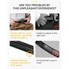 image:imageCHAOREN Click Belts for Men 2 Pack  1 38 Leather Ratchet BeltSilverCognac