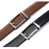 image:imageCHAOREN Click Belts for Men 2 Pack  1 38 Leather Ratchet BeltSilverCognac