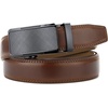 image:imageCHAOREN Leather Ratchet Belt for Men  Mens Dress belt Customizable FitRadiant Ore  Cognac
