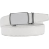 image:imageCHAOREN Leather Ratchet Belt for Men  Mens Dress belt Customizable FitWhite