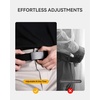 image:imageCHAOREN Nylon Ratchet Belts for Men Adjustable Tactical Belt  125BasicBlack