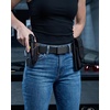 image:imageCHAOREN Nylon Ratchet Belts for Men Adjustable Tactical Belt  125Web Black