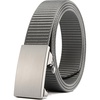 image:imageCHAOREN Nylon Ratchet Belts for Men Adjustable Tactical Belt  125Grey