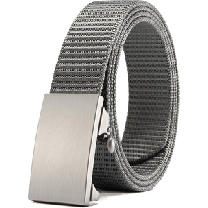 image:imageCHAOREN Nylon Ratchet Belts for Men Adjustable Tactical Belt  125Grey
