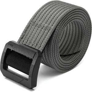 image:imageCHAOREN Tactical Belt Men  Nylon EDC Belt for Military CCWMetalfree Lightweight Grey