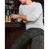 image:imageCHAOREN Mens Ratchet Belt  15 Mens Belt Leather for Casual JeansFull Grain Black