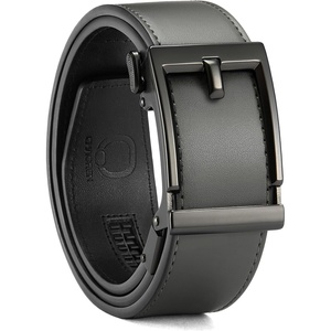 image:imageCHAOREN Mens Ratchet Belt  15 Mens Belt Leather for Casual JeansGrey