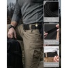 image:imageCHAOREN Tactical Belt Men  15 Stretch Work Belt with Zinc Alloy BuckleBasic Black