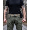 image:imageCHAOREN Tactical Belt Men  15 Stretch Work Belt with Zinc Alloy BuckleCrosshatch  Khaki