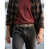 image:imageCHAOREN Tactical Belt Men  15 Stretch Work Belt with Zinc Alloy BuckleKhaki