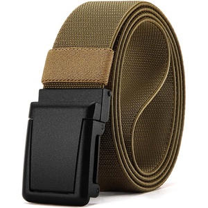 image:imageCHAOREN Tactical Belt Men  15 Stretch Work Belt with Zinc Alloy BuckleCoyote Brown