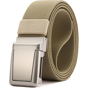 image:imageCHAOREN Tactical Belt Men  15 Stretch Work Belt with Zinc Alloy BuckleKhaki