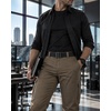 image:imageCHAOREN Tactical Belt Men  15 Nylon Ratchet Belts for EDC WorkBlack