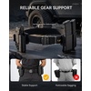 image:imageCHAOREN Tactical Belt Men  15 Nylon Ratchet Belts for EDC WorkGrey