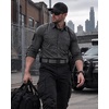 image:imageCHAOREN Tactical Belt Men  15 Nylon Ratchet Belts for EDC WorkGrey