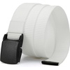 image:imageCHAOREN Boys Nylon Belt 125 Adjustable Kids Tactical BeltWhite