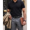 image:imageCHAOREN Leather Ratchet Belt for Men  Mens Dress belt 1 38Carbon Fiber