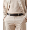 image:imageCHAOREN Leather Ratchet Belt for Men  Mens Dress belt 1 38Square Smooth Black