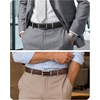 image:imageCHAOREN Mens Dress Belt 2 Pack  1 14 Leather Ratchet Belt Comfort ClickBlackBrown