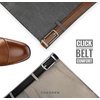 image:imageCHAOREN Mens Dress Belt 2 Pack  1 14 Leather Ratchet Belt Comfort ClickBlackCognac