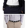 image:imageCHAOREN Mens Dress Belt 2 Pack  1 14 Leather Ratchet Belt Comfort ClickBlackSliverblack