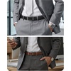 image:imageCHAOREN Mens Dress Belt 2 Pack  1 14 Leather Ratchet Belt Comfort ClickGunBrown