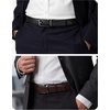image:imageCHAOREN Mens Dress Belt 2 Pack  1 14 Leather Ratchet Belt Comfort ClickGunDark Brown