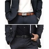 image:imageCHAOREN Mens Belt 2 Pack  Leather Ratchet Belt for Dress Pants 35mmBlack  Carbon FiberTan
