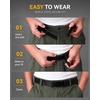 image:imageCHAOREN Mens Leather NoScratch Mechanic Work Belt  138Lichi Black