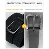 image:imageCHAOREN Stretch Belt for Men  Elastic Belt for Golf amp Casual WearBrown  Black