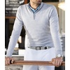 image:imageCHAOREN Stretch Belt for Men  Elastic Belt for Golf amp Casual WearGun  Grey
