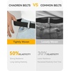 image:imageCHAOREN Stretch Belt for Men  Elastic Belt for Golf amp Casual WearLight Grey