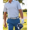 image:imageCHAOREN Stretch Belt for Men  Elastic Belt for Golf amp Casual WearLight Grey
